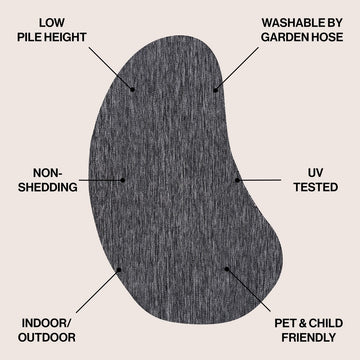 Evan Modern Rustic Organic Curve Indoor/Outdoor Area Rug